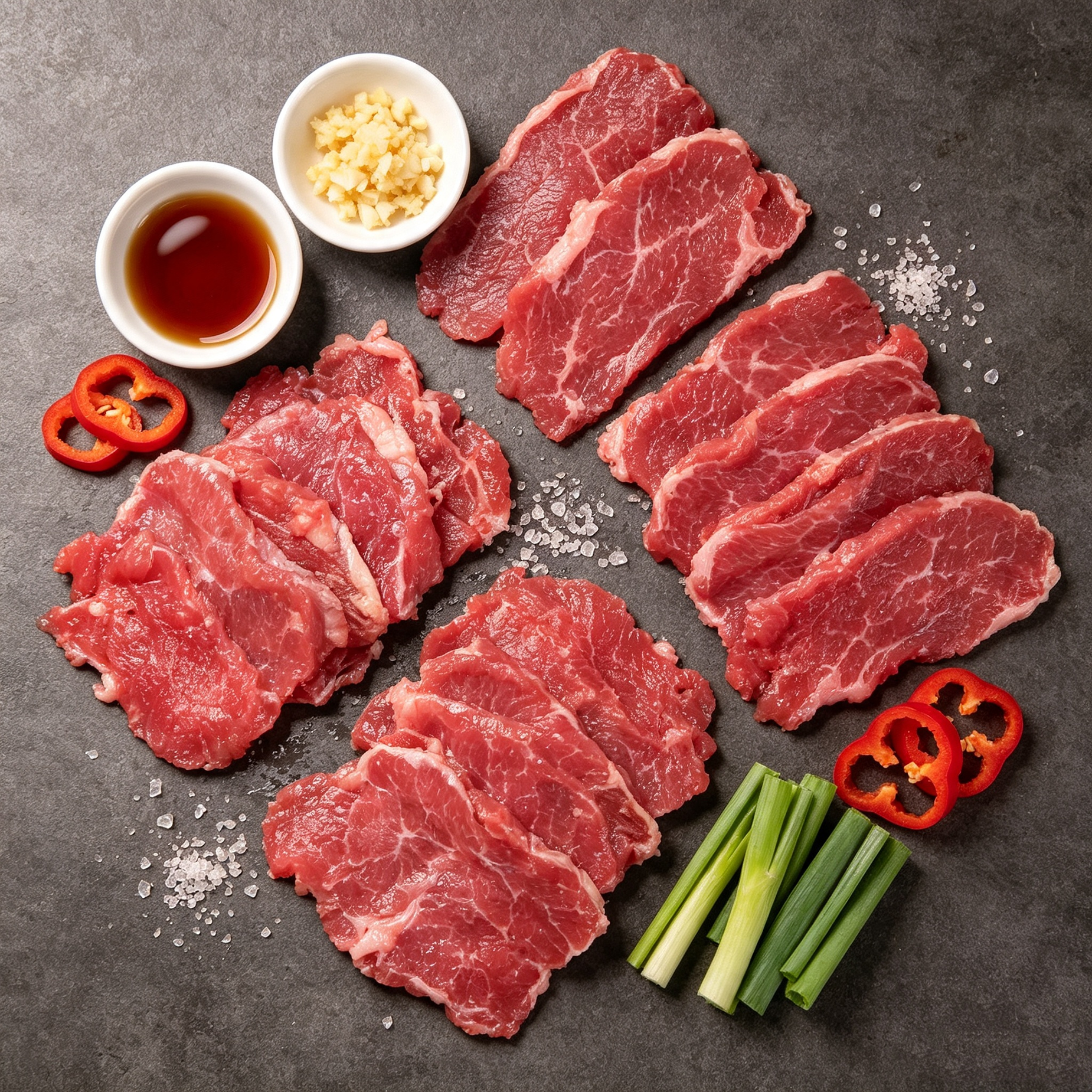 Sliced Raw Beef For Hot Pot BBQ