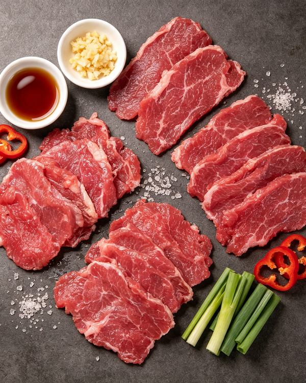 Sliced Raw Beef For Hot Pot BBQ