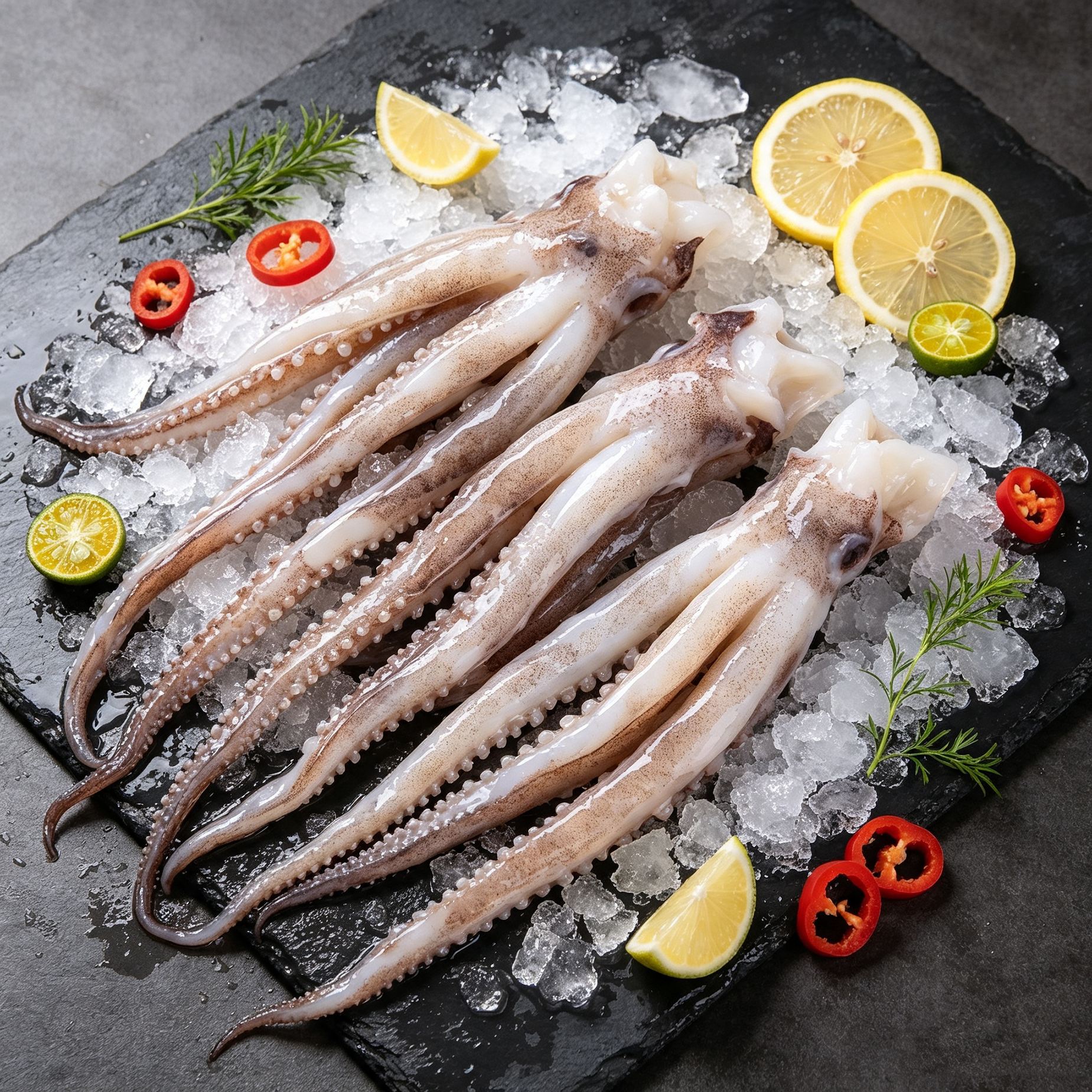 Frozen Squid Tentacles Seafood